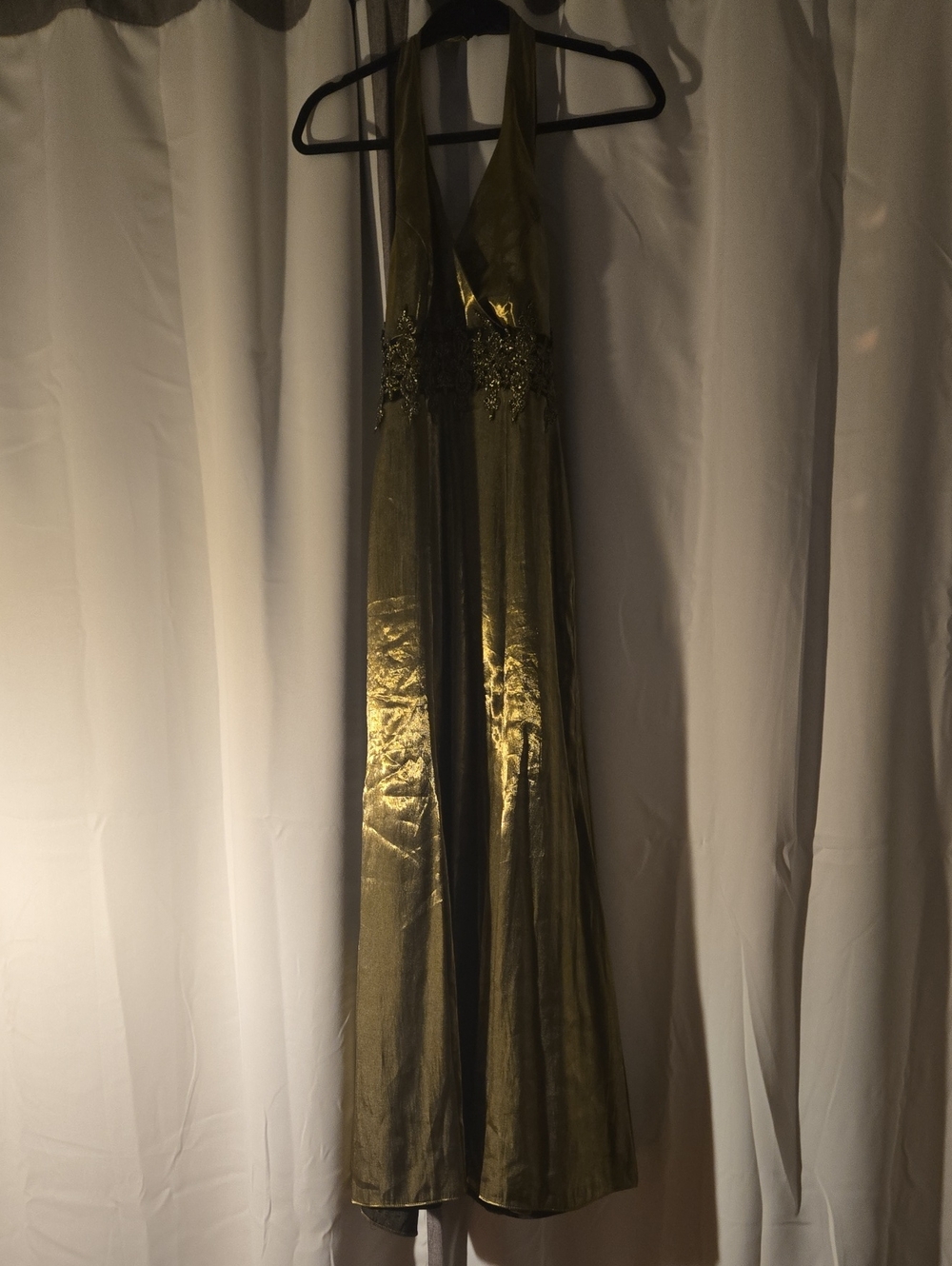 Dawn by Design Metallic Embellished Maxi Dress Size Medium